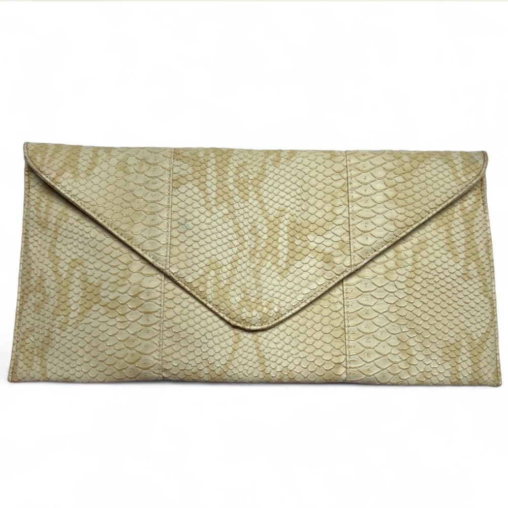Kate Landry Faux Snakeskin Clutch | Envelope Bag | NWT